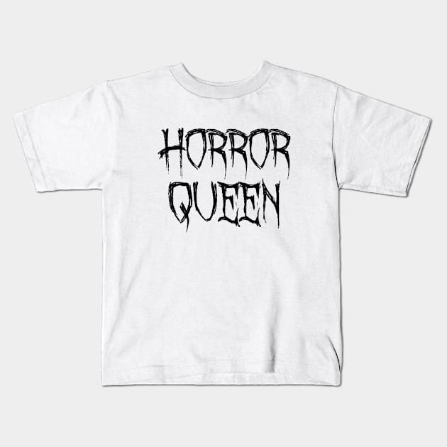 Horror Queen Kids T-Shirt by LunaMay